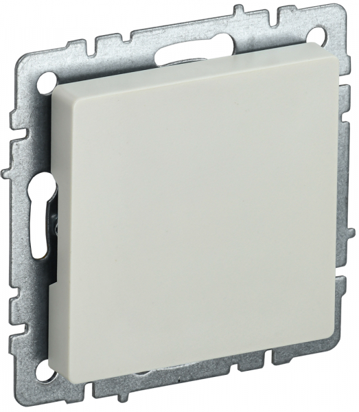 IEK BRITE BASE Бежевый Заглушка с суппортом МЗ10-БрКр