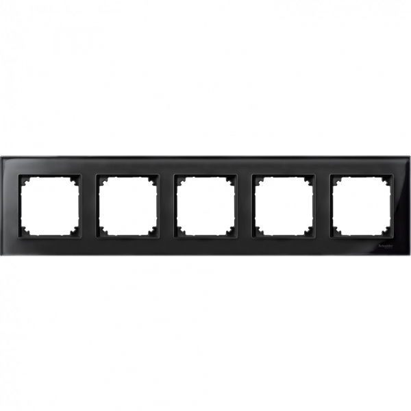 Schneider Electric Merten SM M-Elegance Стекло Черное кальцит Рамка 5-ая