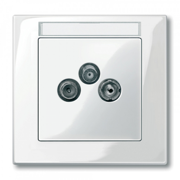 Schneider Electric Merten SM Бел глянец Накладка розетки TV-FM/TV-FM-SAT
