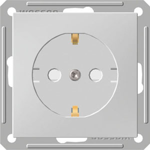 Systeme Electric Wessen 59 Бел Розетка с/з с защитными шторками