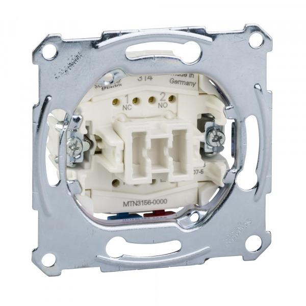 Schneider Electric Merten Механизм QuickFlex Переключателя 1-клавишного кнопочного безвинт.зажим