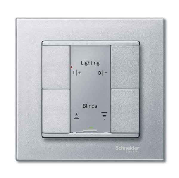 Schneider Electric Merten KNX SM Алюминий Сенсор 2-кнопочный Plus