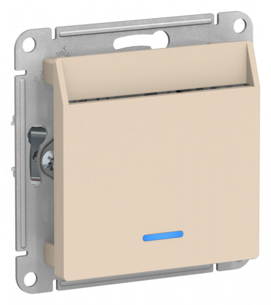 Systeme Electric AtlasDesign Беж карточный 10А, без задержки времени, механизм, БЕЖЕВЫЙ