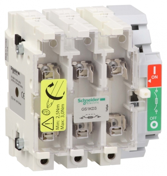 Schneider Electric Выключатель-разъединитель-предохранитель 3х125A 22х58