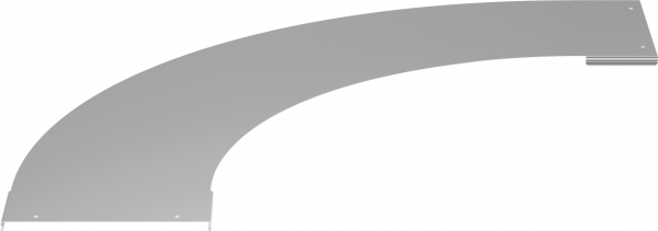 IEK LESTA Крышка пов. лестн. LESTA 90град осн. 500мм R600