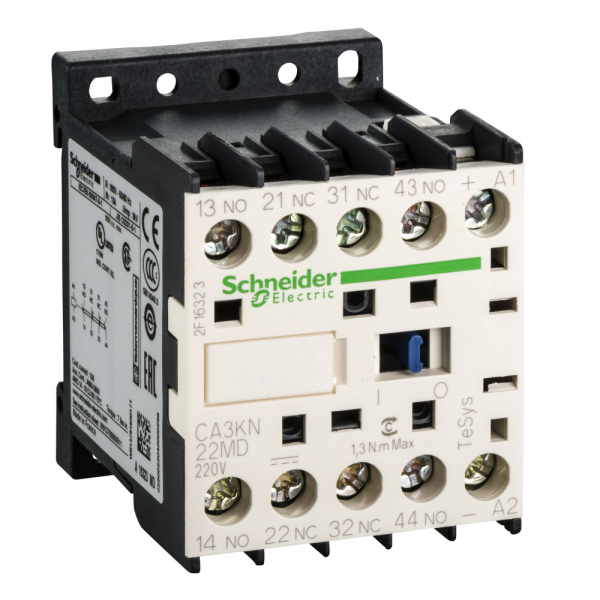 Schneider Electric Auxiliary contactors Промежуточное реле 2НО+2НЗ, цепь управления 220В DC