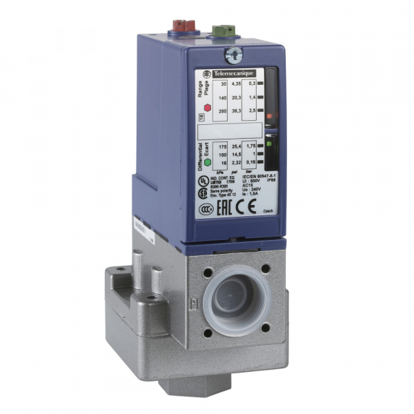 Schneider Electric Датчик давления 1Бар 2 порога (XMLBM02V2S12)