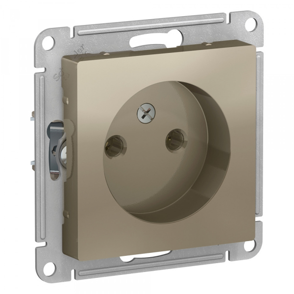 Systeme Electric AtlasDesign Шампань Розетка б/з, 16А, механизм