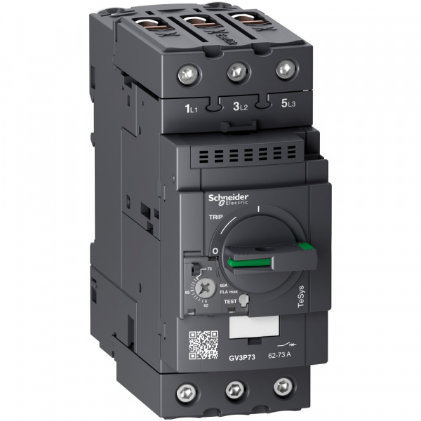 Schneider Electric Автоматический выключатель с комбинированным расцепителем 62-73А зажим Everlink