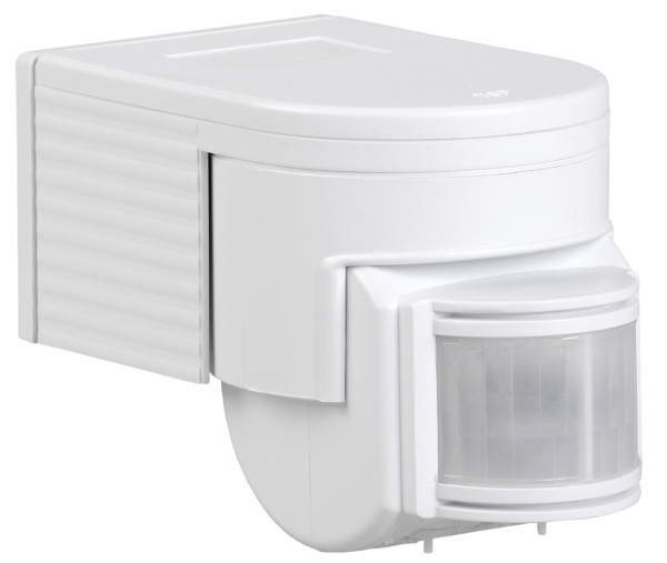 IEK Датчик движения ДД 012 белый, макс. нагрузка 1100Вт, угол обзора 180град., дальность 12м, IP44