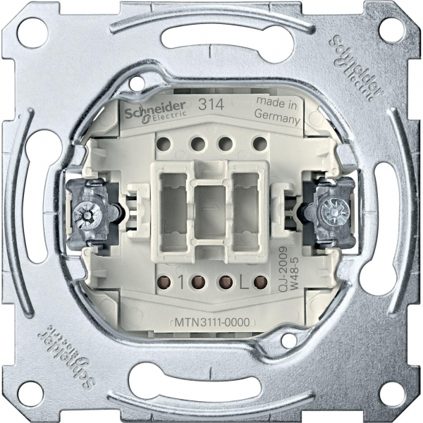 Schneider Electric Merten Механизм QuickFlex Выключателя 1-клавишного, сх.1, 10А