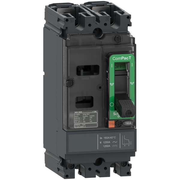 Schneider Electric Выключатель автоматический NSX160F 18kA DC 2П 125A TMD