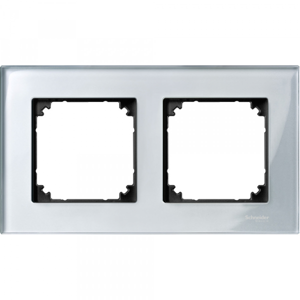 Schneider Electric Merten SM M-Elegance Стекло Серебро Рамка 2-ая