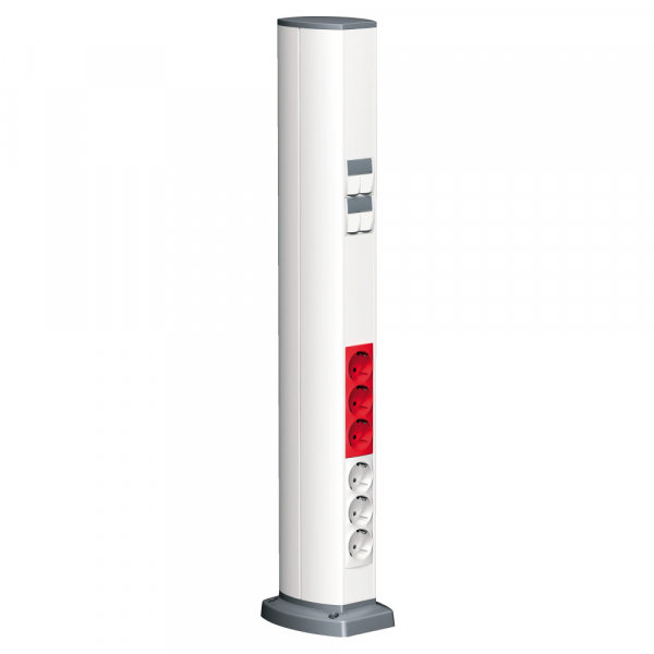 Schneider Electric OptiLine 45 Мини-колонна 2-сторонняя 0,7м белая RAL9003