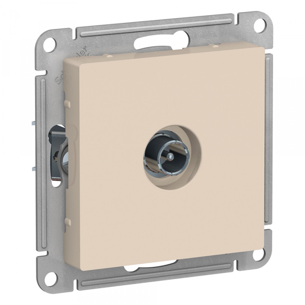 Systeme Electric AtlasDesign Беж Розетка TV оконечная 1DB, механизм