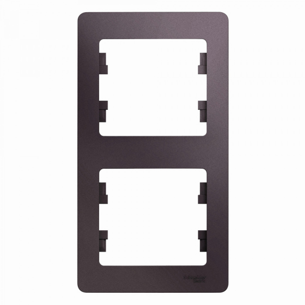 Systeme Electric Glossa Сиреневый туман Рамка 2-ая, вертикальная