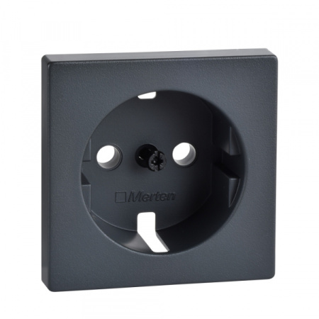 Schneider Electric Merten SM Антрацит Центральная плата для мех.розетки SCHUKO б/ус. Защиты