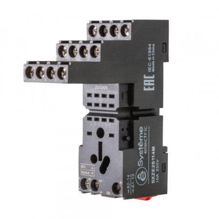 Systeme Electric Розетка для реле 4СО 10А mixed