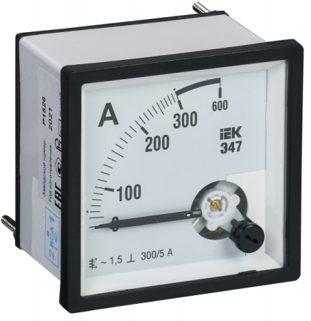 IEK Амперметр Э47 300/5А кл. точн. 1,5 96х96мм