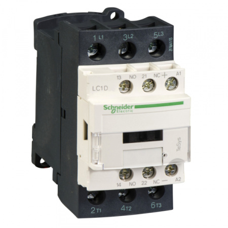Schneider Electric Contactors D Контактор 3Р 32A, НО+НЗ, 110В.DC.зажим под кольцевой наконечник, пониженное потребление, для железнодорожной отрасли
