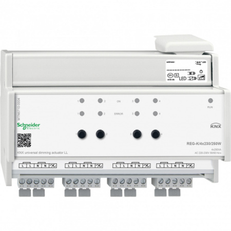 Schneider Electric Merten KNX Диммер универсальный LED REG/4x230/250Вт