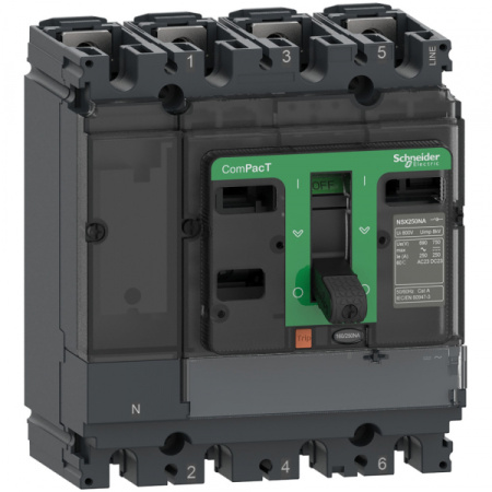 Schneider Electric Выключатель-разъединитель.NSX160NA AC 4П 160A