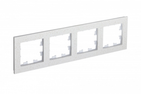Systeme Electric AtlasDesign Nature Мрамор крем роял Рамка 4-ая