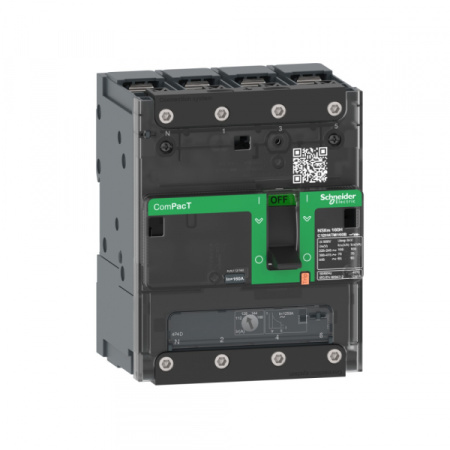 Schneider Electric Выключатель автоматический NSXm160F 36kA AC 4П4Т 160A TMD