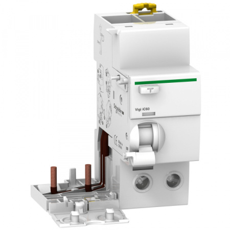 Schneider Electric Acti 9 Vigi iC60 Блок дифференциальной защиты 2P 63A 30mA AC 130В