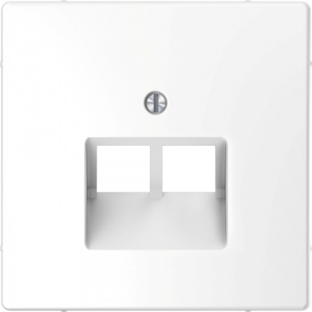 Schneider Electric Merten D-Life Белый Лотос Накладка центральная для розетки 2-ной RJ45