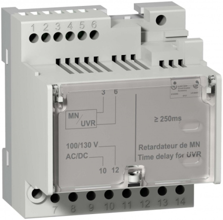 Schneider Electric Compact NSX Реле времени UVR 220/240В 50Гц NS80/C1251