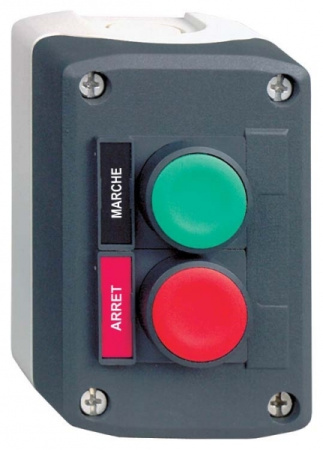 Schneider Electric Кнопочный пост 2 кнопки с возвратом XALD211