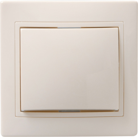 IEK KVARTA ВС10-1-0-Км Выключатель 1кл 10А керам. крем.