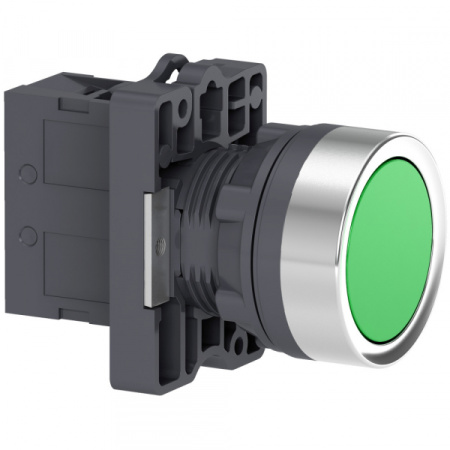 Schneider Electric Кнопка XA2,пружинный возврат,зеленая,1НO