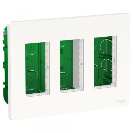 Schneider Electric Unica System+ Бел Блок скрытой установки 3х2