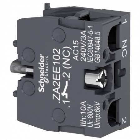 Schneider Electric Контактный блок, 1Н3
