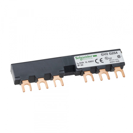 Schneider Electric GV2 Комплект трехполюсных шин 63А 2х54мм