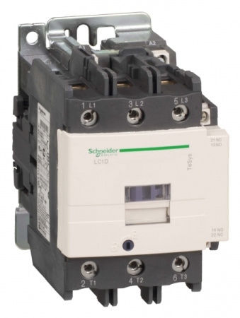Schneider Electric Contactors D Telemecanique Контактор 3Р 80A, НО+НЗ, 220В 50Гц, зажим под винт