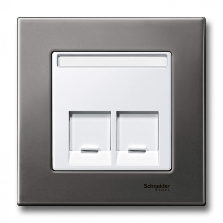 Schneider Electric Merten SM M-Elegance Серый родий Рамка 1-ая