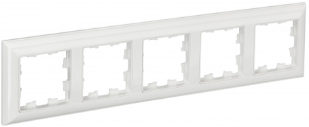 IEK BRITE DECOR Белый 3D-форма Рамка 5-м РУ-5-Бр
