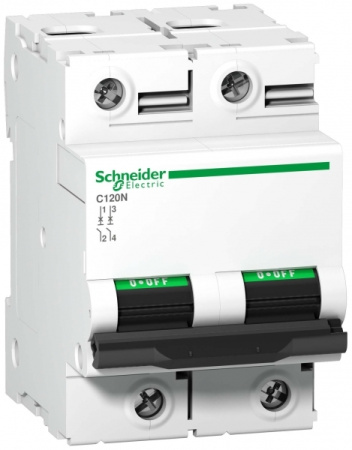 Schneider Electric Acti 9 C120N Автоматический выключатель 2P 63А (D) 10кА