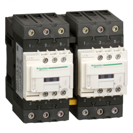 Schneider Electric Contactors D Контактор реверсивный 3Р Everlink AC3 440В 40A катушка управления 24В AC 50/60Гц