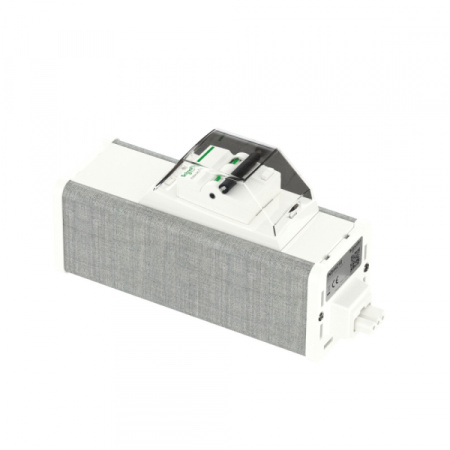Schneider Electric Unica System+ Блок с диф.автоматом A9D17216 БЕЛЫЙ/СЕРАЯ ТКАНЬ