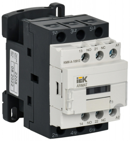 IEK ARMAT Контактор КМИ-А-10912 LC1D 9А 230В/АС3 1НО/1НЗ