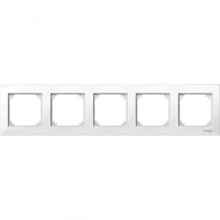 Schneider Electric Merten SM M-Plan Бел глянец Рамка 5-ая