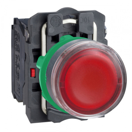 Schneider Electric XB5 Кнопка с возвратом красная с подсветкой 22В