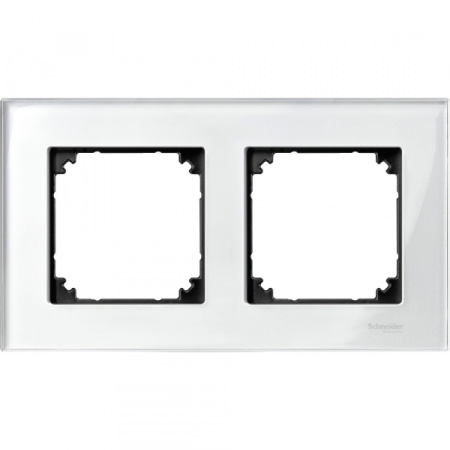 Schneider Electric Merten SM M-Elegance Стекло Белое Рамка 2-ая