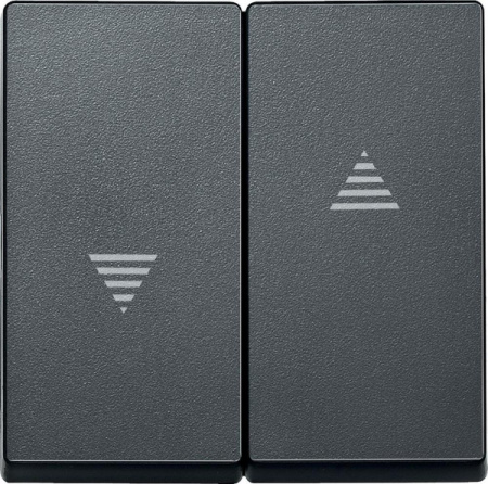 Schneider Electric Merten SM Антрацит Клавиша 2-ая жалюзийная