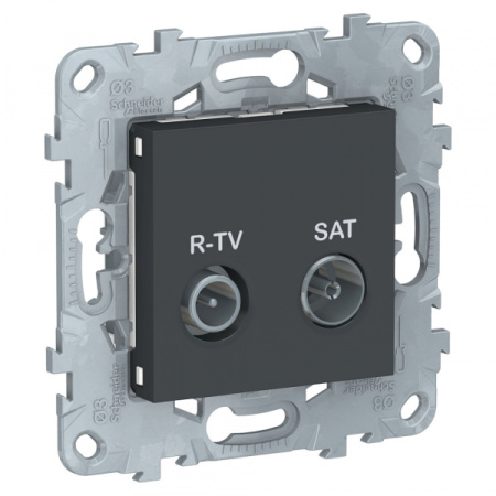 Schneider Electric Unica New Антрацит Розетка R-TV/SAT, одиночная