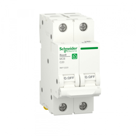 Schneider Electric RESI9 Автоматический выключатель (АВ) С 20А 2P 6000A